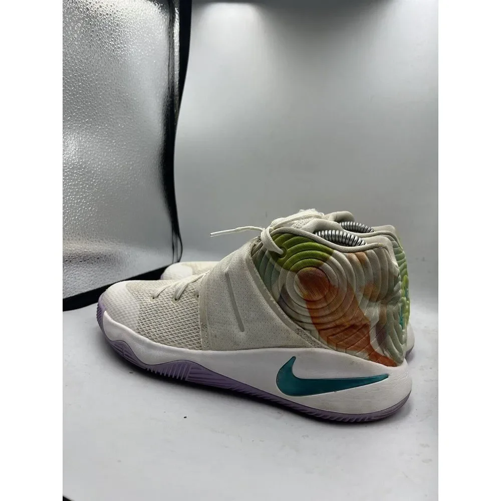 Nike Kyrie 2 GS Easter 826673–105‎ White Jade Lilac Spring Summer Sneaker 7Y